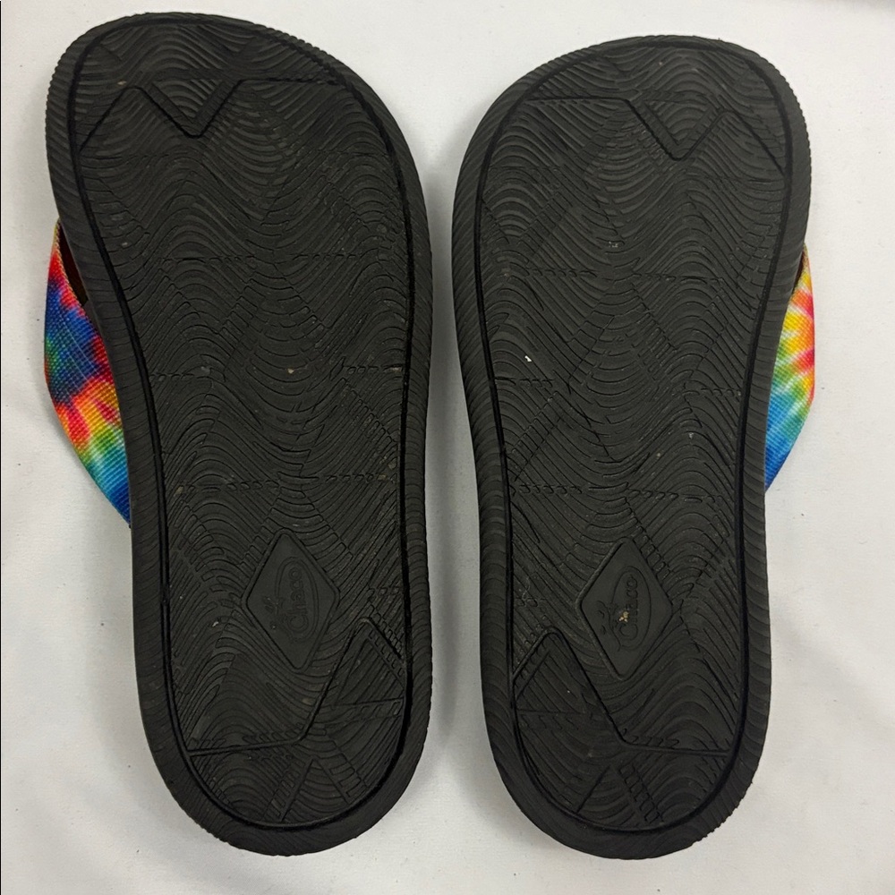 Chaco Chillos Tie Dye Flip Flops Size 8 Sandals Thong Women’s - Picture 6 of 7